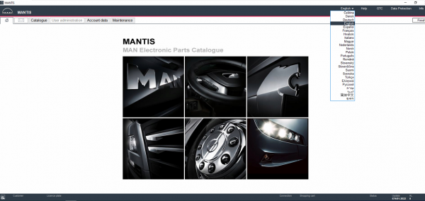 MAN MANTIS v674 EPC 01.2022 Spare Parts Catalog 1 1
