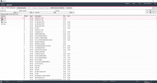 MANTIS 03.2022 EPC Version 678 Spare Parts Catalog DVD 3