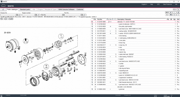 MANTIS 03.2022 EPC Version 678 Spare Parts Catalog DVD 8