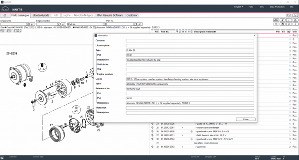 MANTIS 03.2022 EPC Version 678 Spare Parts Catalog DVD 9