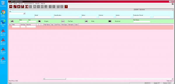 Mitsubishi ASA 03.2022 EPC Europe General Export USA Japan Spare Parts Catalog DVD 4