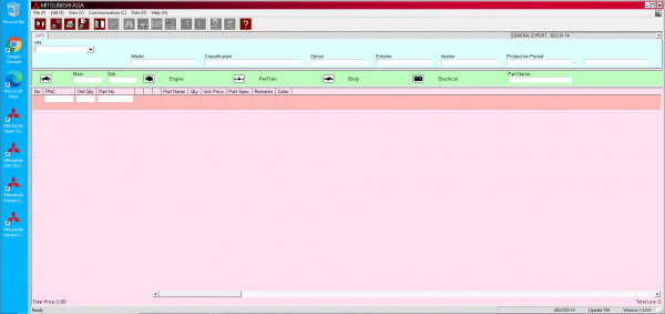 Mitsubishi ASA 03.2022 EPC Europe General Export USA Japan Spare Parts Catalog DVD 5