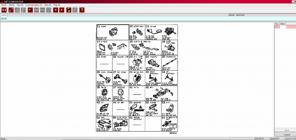 Mitsubishi ASA 03.2022 EPC Europe General Export USA Japan Spare Parts Catalog DVD 7