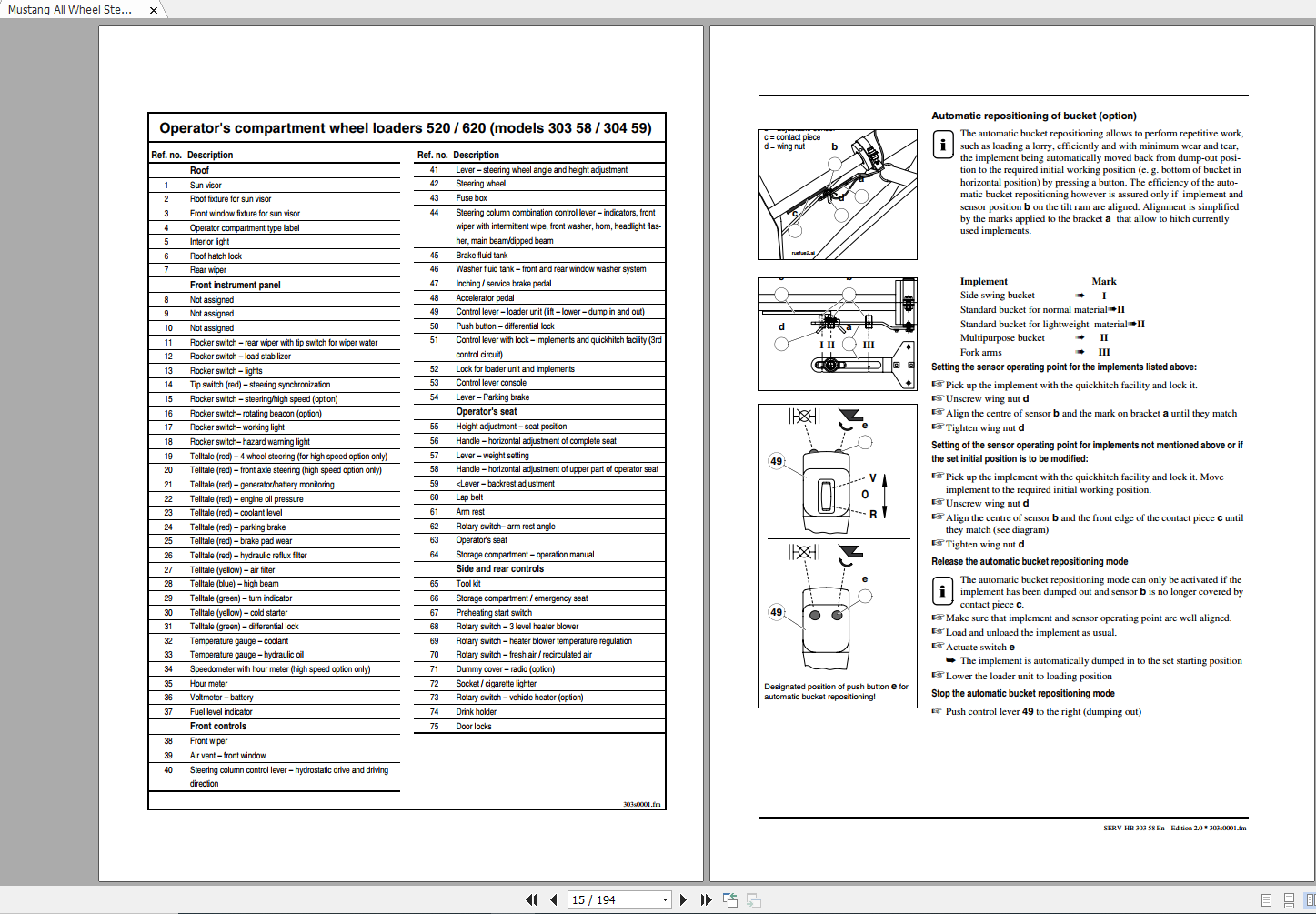 Mustang Heavy Equipment All Wheel Steer Loader 2022 Service Manual PDF