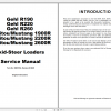 Mustang Heavy Equipment Skid Steer Loader Updated 2022 PDF Service Manual 1