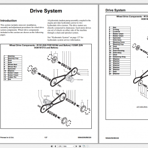 Mustang Heavy Equipment Skid Steer Loader Updated 2022 PDF Service Manual 2