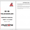 Mustang Heavy Equipment Telehandler Updated 2022 PDF Service Manual 0