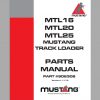 Mustang Machinery Heavy Equipment 325 GB PDF 2022 Part Catalog Manuals DVD 10