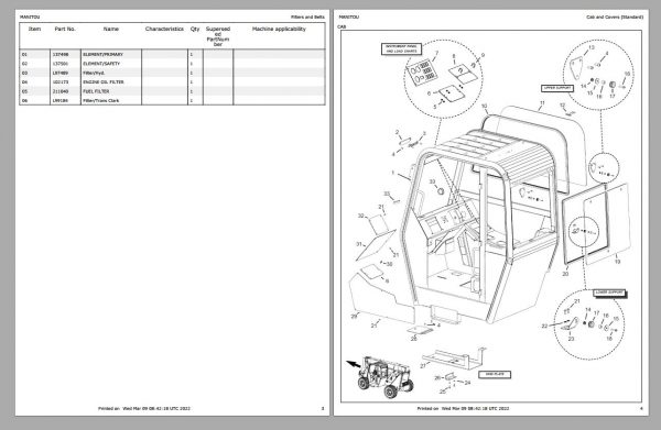 Mustang Machinery Heavy Equipment 325 GB PDF 2022 Part Catalog Manuals DVD 6