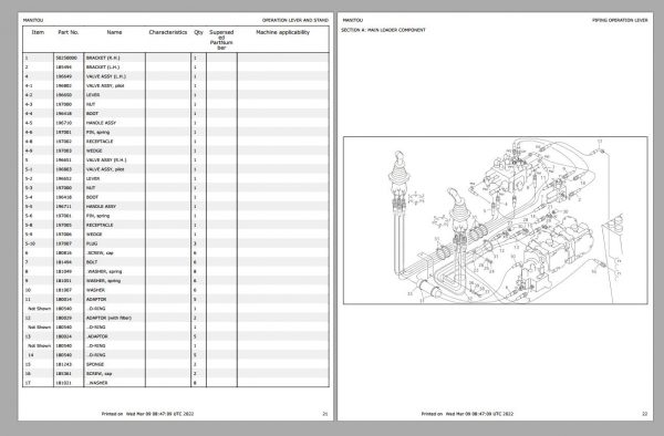 Mustang Machinery Heavy Equipment 325 GB PDF 2022 Part Catalog Manuals DVD 9