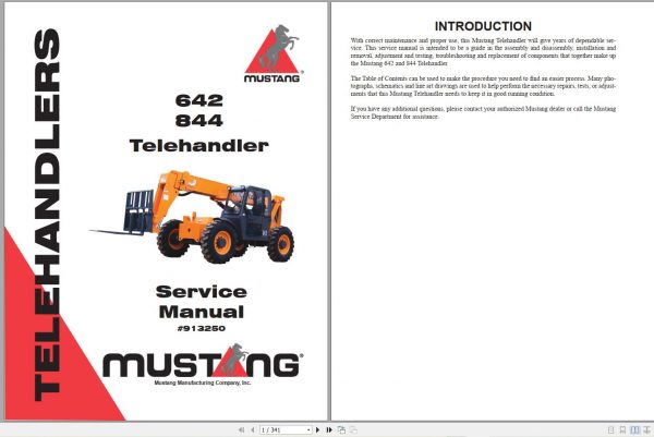 Mustang Machinery Heavy Equipment 4.14 GB PDF 2022 Service Manuals DVD 6 1