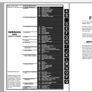 Nissan Juke F15 Series SM17E00F15U0 Workshop Manual Circuit Diagram 10.2016 1
