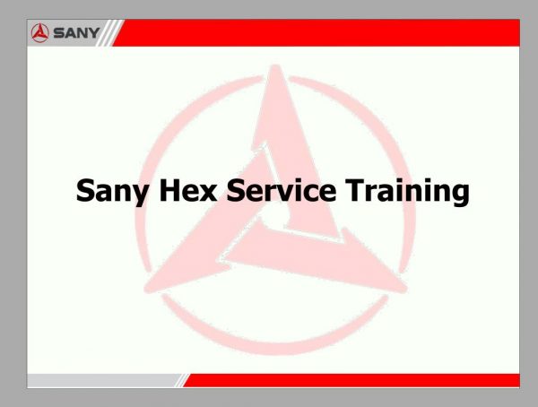 Sany Machine Manual DVD PDF Collection 10