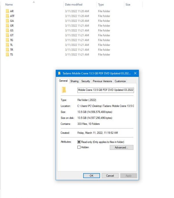 Tadano Mobile Crane 13.5 GB PDF DVD Updated 03.2022 Operator Maintenance Manual DVD 03 1