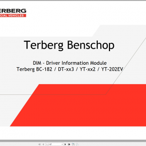Terberg Benschop DIM Driver Information Module BC 182 DT xx3 YT xx2 YT 202EV 1