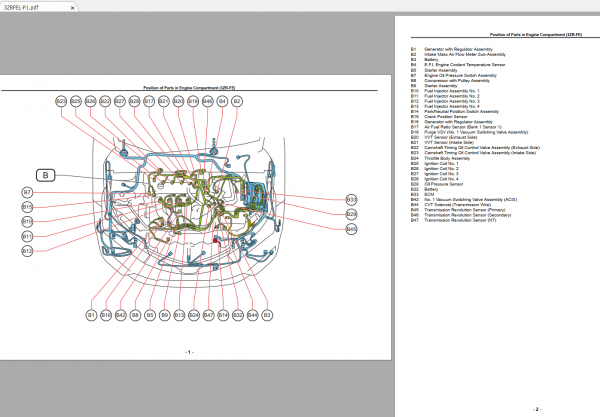 Toyota Altis 2020 Electrical Wiring Diagram Repair Manual 1
