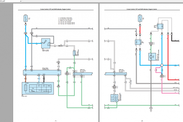 Toyota Altis 2020 Electrical Wiring Diagram Repair Manual 5