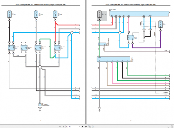 Toyota Camry 2020 Electrical Wiring Diagram 1