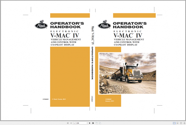 Truck Manual Collection Some Model 5.7GB Repair Operators Wiring Diagrams Fault Codes 11