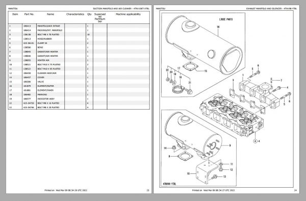 Yanmar Diesel Engine 285 MB PDF New Model Updated Parts Catalogues CD 3