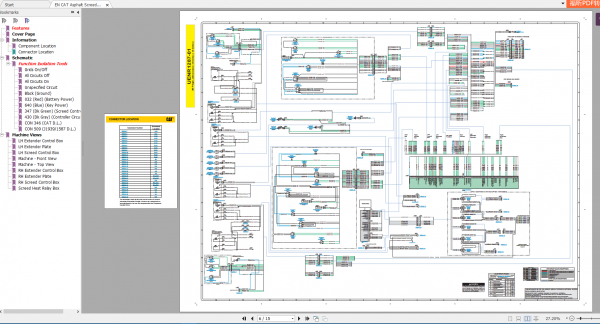 CAT Asphalt Paver Screed 217MB Full Models 04.2000 08.2021 Updated Electric Hydraulic Schematics EN PDF DVD 5
