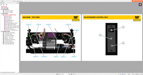 CAT Asphalt Paver Screed 217MB Full Models 04.2000 08.2021 Updated Electric Hydraulic Schematics EN PDF DVD 6