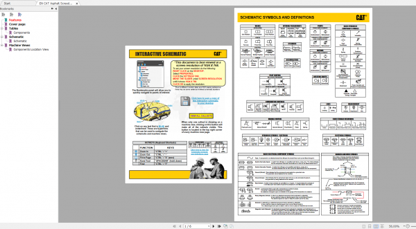 CAT Asphalt Paver Screed 217MB Full Models 04.2000 08.2021 Updated Electric Hydraulic Schematics EN PDF DVD 7