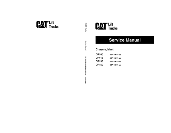 CAT Forklifts Trucks MCFE 06.2022 Spare Parts Catalogue Workshop Manuals 8