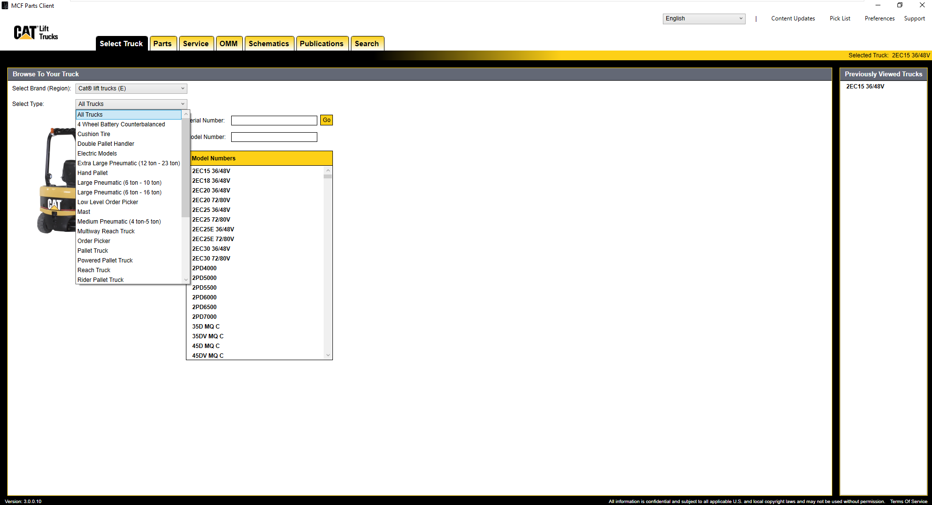 CAT Forklifts Trucks MCFE EPC 06.2022 Spare Parts Catalog DVD 5
