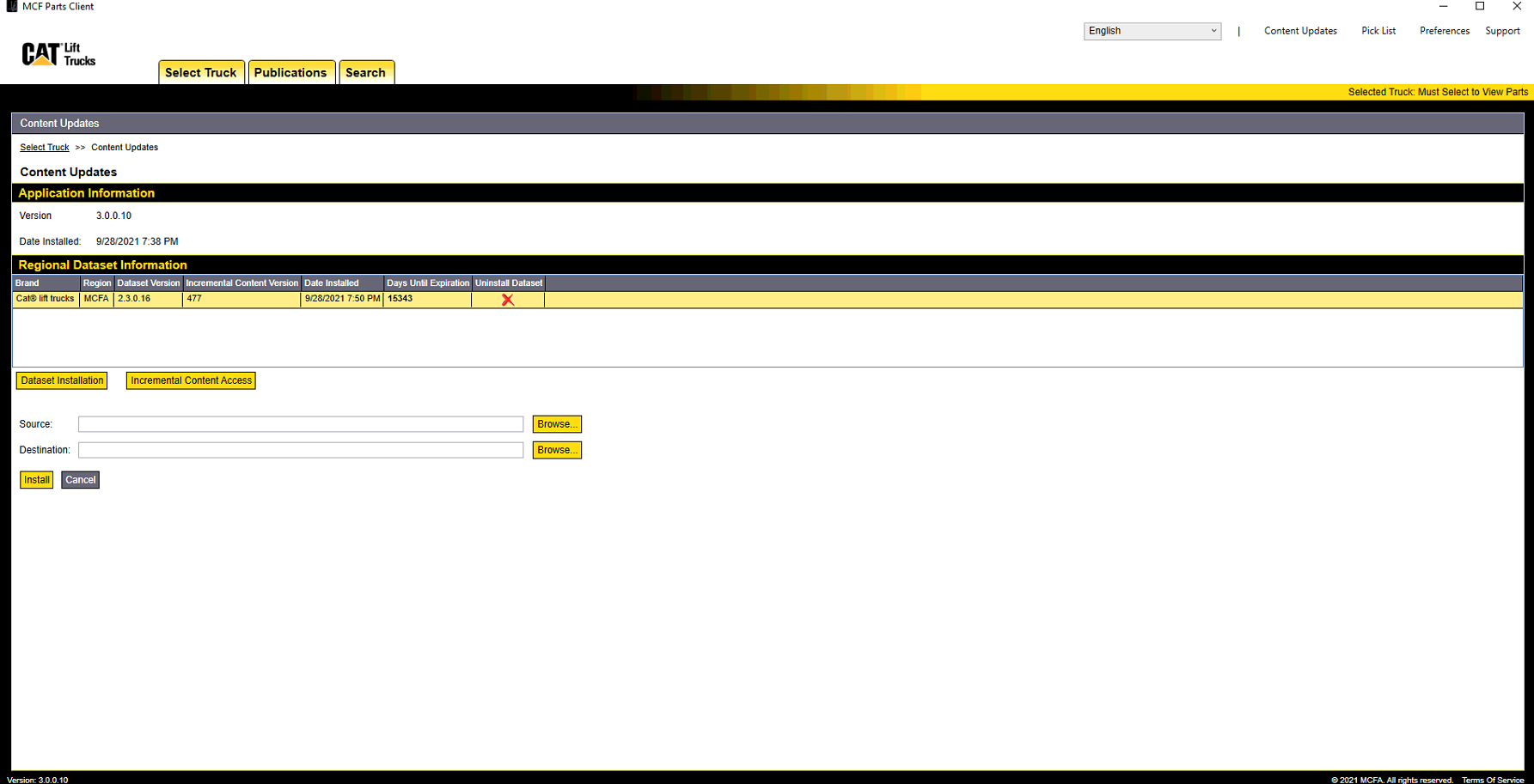 CAT Lift Trucks MCFA USA 05.2022 Spare Parts Catalog Workshop Manuals DVD 6