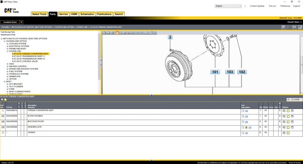 CAT Lift Trucks MCFS ASIA 05.2022 Spare Parts Catalogue DVD 4 1