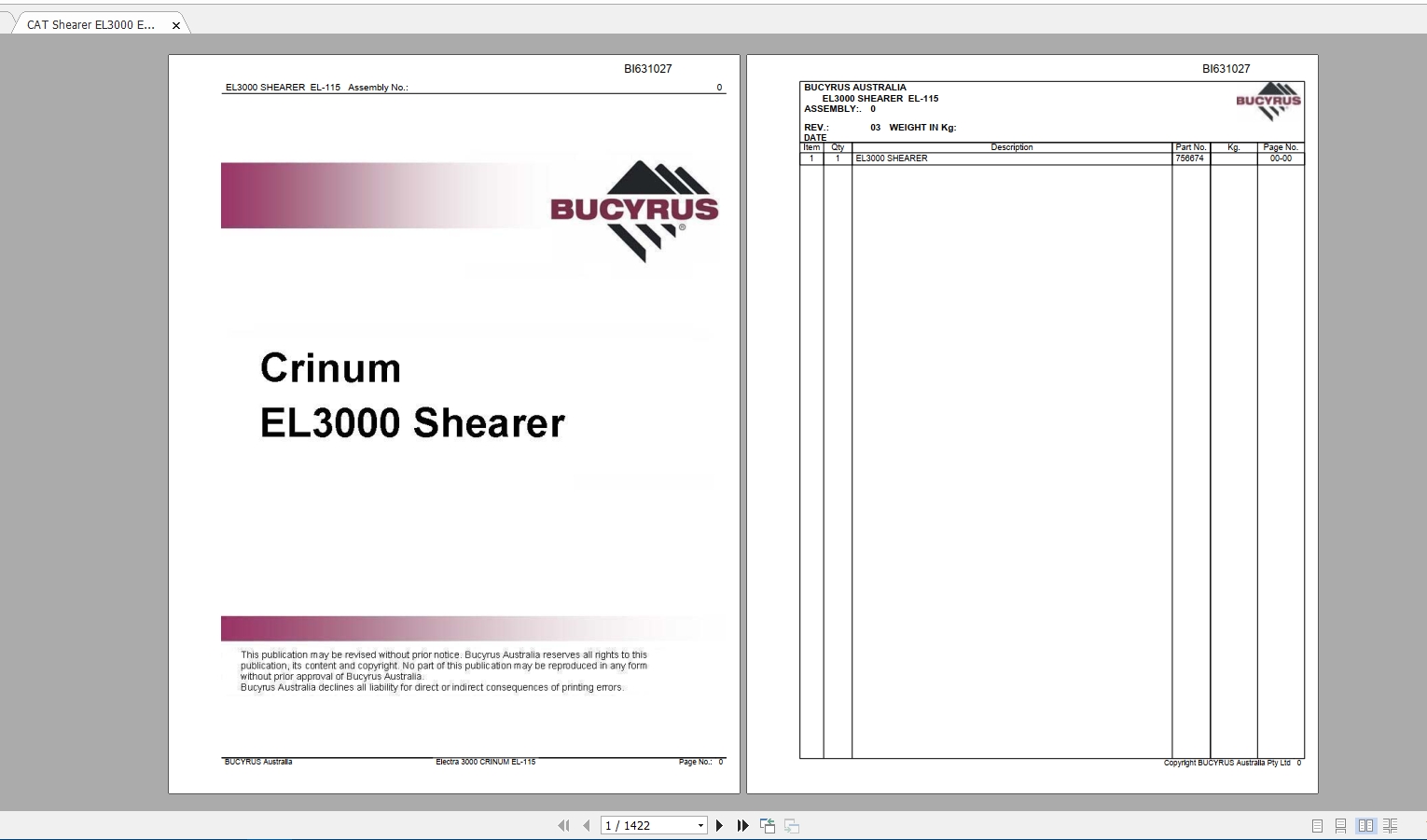 CAT Shearer 4.99GB Full Models Spare Parts Manuals PDF DVD Auto