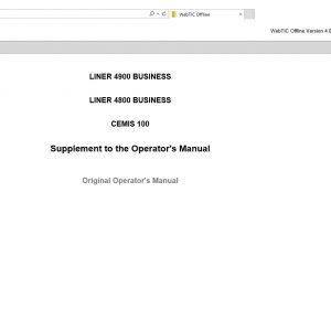 CLAAS WebTIC Offline EN 04.2022 Operator Manual Repair Manual Service Documentation EN DVD 4
