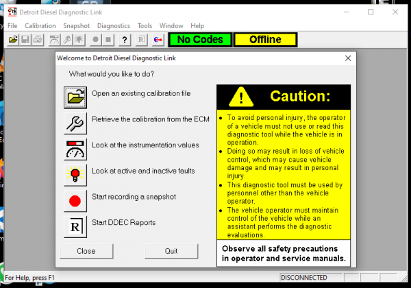 Detroit Diesel Diagnostic Link 6 1
