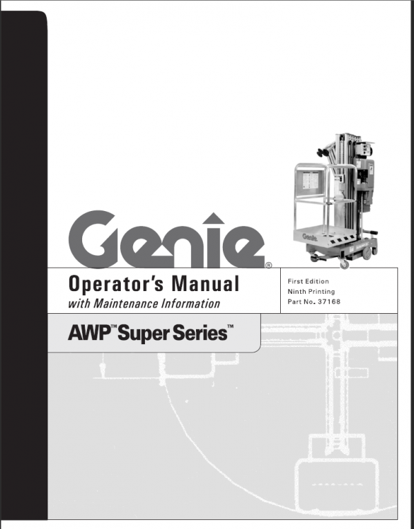 Genie Lift Operators Manuals Parts Manuals Service Manuals Schematics Diagrams 04.2022 Full DVD 12