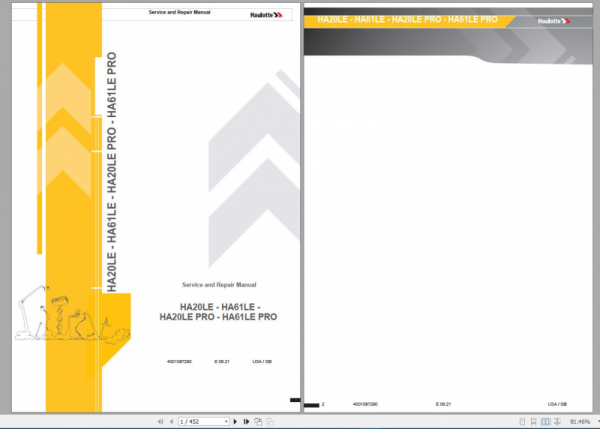 Haulotte Work Platforms PDF 31GB Updated 2022 Service Manual Maintenance Operation Manual Spare Parts Catalog DVD 4