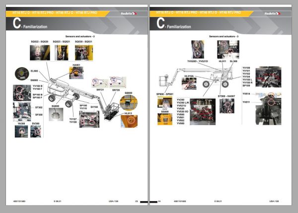 Haulotte Work Platforms PDF 7.27 GB Updated 2022 Service Maintenance Operators Manual Spare Parts Manual 10 1