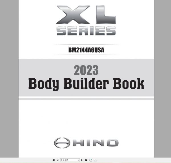 Hino Body Builder Book 2022 L SERIES S SERIES XL SERIES 4