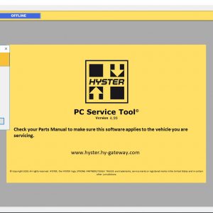 Hyster PC Service Tool v4.99 12.2021 Unlocked 1