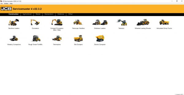 JCB ServiceMaster 4 v22.3.2 04.2022 Diagnostic Full Software DVD