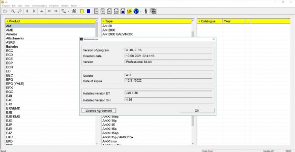 JUNGHEINRICH JETI ForkLift ET v4.36 Updated 467 04.2022 Spare Parts Catalog Full Instruction DVD 1