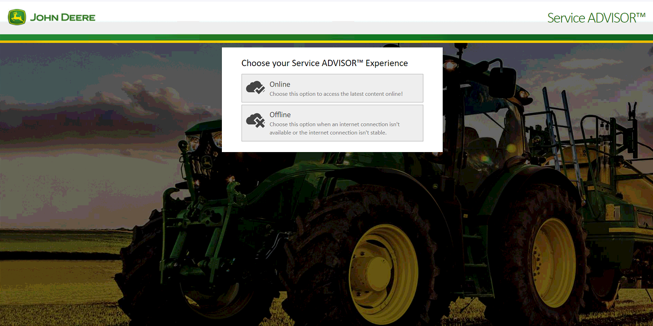 John Deere Service Advisor 5.3 Offline 2022 11.2021 CF Construction AG Agricultural Forestry Equipment 1