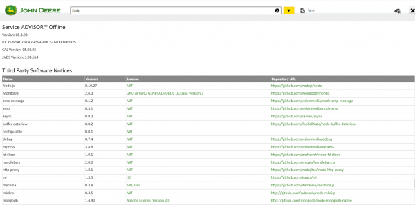 John Deere Service Advisor 5.3 Offline 2022 11.2021 CF Construction AG Agricultural Forestry Equipment 10