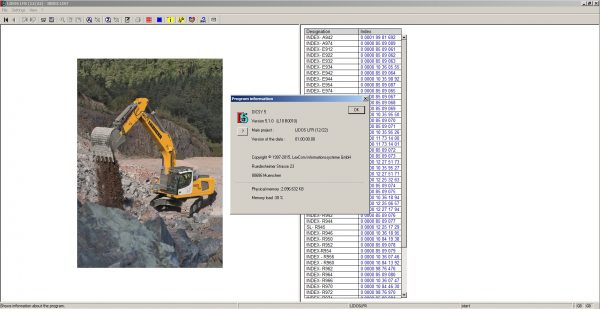 Liebherr Lidos Offline COT LBH LFR LHB LWT 04.2022 Spare Parts Catalog Service Documentation VMware 7 1