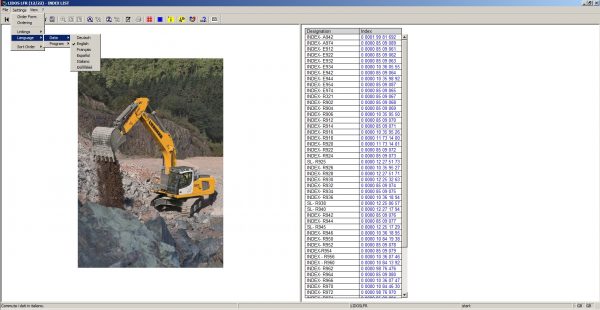 Liebherr Lidos Offline COT LBH LFR LHB LWT 04.2022 Spare Parts Catalog Service Documentation VMware 8 1