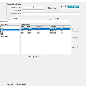 Mazda China EPC 02.2022 Spare Parts Catalog DVD 1