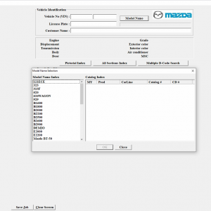 Mazda Europe EPC 02.2020 Spare Parts Catalog DVD 8