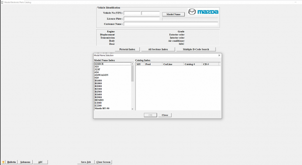 Mazda Europe EPC 02.2020 Spare Parts Catalog DVD 8