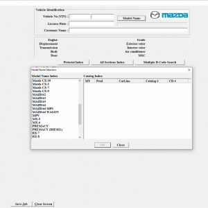 Mazda Europe EPC 02.2020 Spare Parts Catalog DVD 9