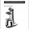Mitsubishi Forklift EDR 18N ESR 20N ESR 23N Operation Maintenance Manual EN 1 1